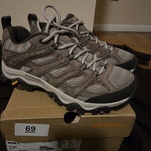 Merrell Moab 3 Hiking Shoes - Gray and Black